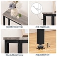 thumbnail image 2 of HOOBRO 70.9" Narrow Console Table with Charging Station, 5.9" Sofa Table with 2 Power Outlets and USB Ports, Long Entryway Tables Behind Couch Table, for Hallway, Living Room, Greige, 2 of 12