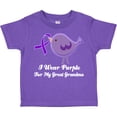 thumbnail image 3 of Inktastic Alzheimer's Awareness Great Grandma Girls Toddler T-Shirt, 3 of 5
