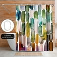 thumbnail image 6 of Americanflat 71" x 74" Shower Curtain, Watercolor Strokes 1 by Lisa Nohren, 6 of 7