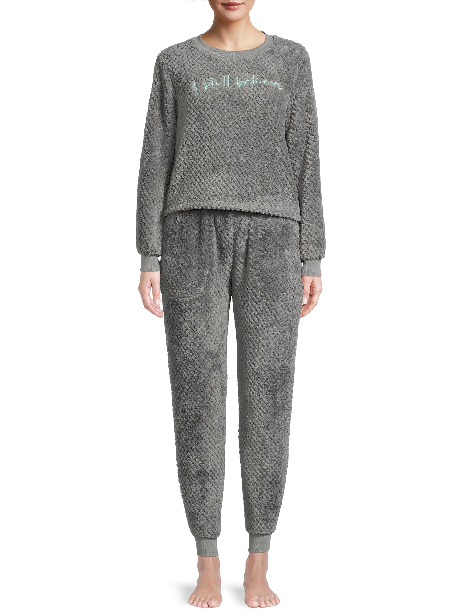 Drawstring Joggers Sleepwear Set 