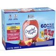 thumbnail image 2 of Crystal Light Sugar-Free, Lemonade, Fruit Punch, Raspberry Lemonade and Wild Strawberry On-The-Go Powdered Drink Singles Mix Variety Pack, 60 Count, Each Packet Dissolves into any 16.9 oz. Packaged by, 2 of 3