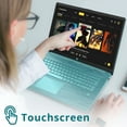 thumbnail image 3 of Newest HP 17.3" HD+ Touchscreen Laptop,Intel Core i5-1335U Processor, 64GB RAM, 2TB SSD,Backlit Keyboard,Fingerprint Reader,Windows 11 Pro,Teal, 3 of 5