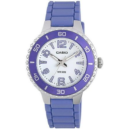 casio violet watch