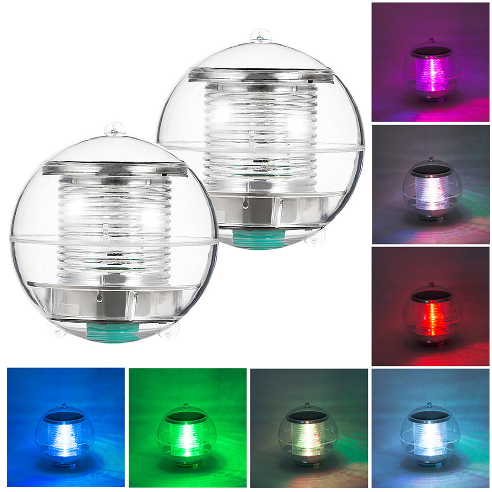 Details about   2Pcs Solar LED Floating Light Soccer Ball Shape Outdoor Pool Pond Night Lamp