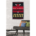 thumbnail image 2 of NBA Chicago Bulls - Champions 23 Wall Poster, 22.375" x 34" Framed, 2 of 5