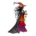 thumbnail image 4 of Letrero de de metal de Halloween Letrero de patio de tema de Halloween Letreros de patio de decoración decorativa para el hogar con estacas para 39cmx20cm, 4 of 8