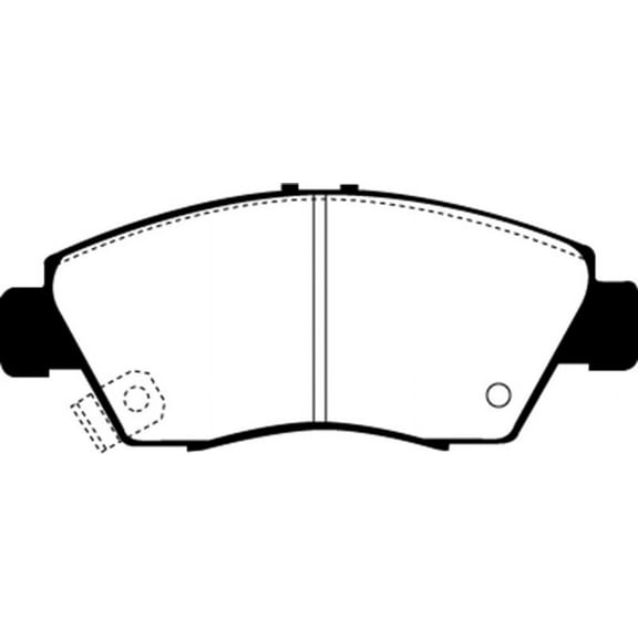 EBC 12 Acura ILX 1.5 Hybrid Greenstuff Front Brake Pads Fits select: 2003-2015 HONDA CIVIC, 2007-2008 HONDA FIT