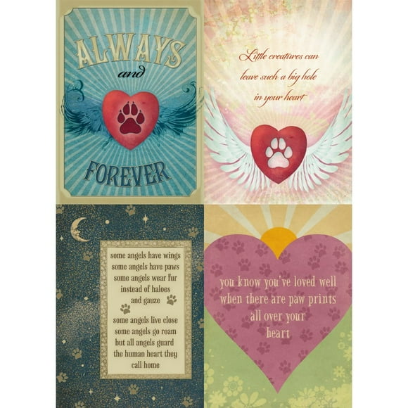 Tree-Free Greetings 8-Pack Pet Sympathy Card Assortment and Matching Envelopes (GA31528)