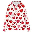 thumbnail image 6 of Oksale Valentines Day Hoodies for Men with Kangaroo Pouch Pet Carrier Sweatshirts Loose Long Sleeve Oversized Sweatshirt Cute Graphic Fashion Clothing Multicolor L, 6 of 8