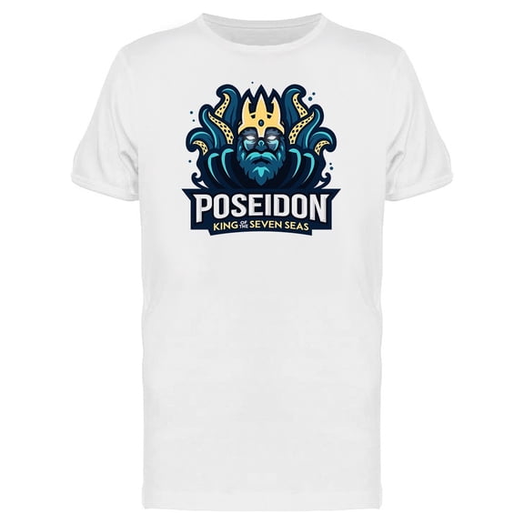 Poseidon King Of The Seven Seas Tee Men's -Image by Shutterstock