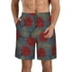 thumbnail image 1 of Balery Ladybug Traje de Baño Estilo Hawaiano para Hombre, Shorts de Secado Rápido con Bolsillos-Medium, 1 of 6