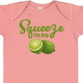 thumbnail image 4 of Inktastic Lime Squeeze the Day Boys or Girls Baby Bodysuit, 4 of 5
