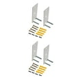 thumbnail image 4 of Wweixi Étagère Murale Robuste et Durable pour Haut-Parleur Audio Amélioré Blanc 2ensemble, 4 of 6