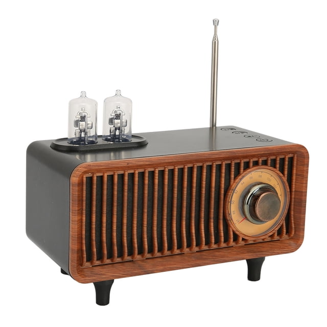 Altavoz retro Bluetooth B9 Altavoces retro de escritorio USB de baja latencia con radio para computadoras de escritorio