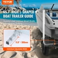 thumbnail image 2 of VEVOR Boat Trailer Guide, 60” Adjustable Design Trailer Guide Poles, 2PCS Rustproof Galvanized Steel Trailer Guide, Trailer Guides with PVC Pipes, for Ski Boat, Fishing Boat or Sailboat Trailer 2024, 2 of 9