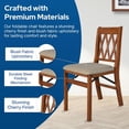 thumbnail image 3 of Stakmore Lattice Back Folding Chair, Cherry Finish (2pk), 3 of 6