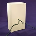 thumbnail image 3 of LumaBase Electric LED Luminaria Kit with LED White Lights - Set of 6 (Silver Snowflake), 3 of 5