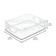 thumbnail image 4 of iDesign RPET Cabinet Bin 10 x 8 x 3, Set of 4, 4 of 10