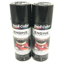 Duplicolor DE1613-2 pack Engine Enamel with Ceramic Gloss Black color - 12 oz Aerosol Can