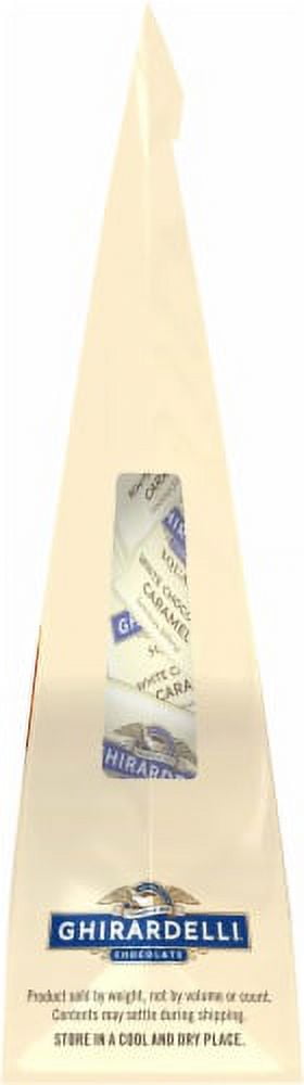 2X-Ghirardelli White Chocolate Squares with Caramel Filling - 5 oz