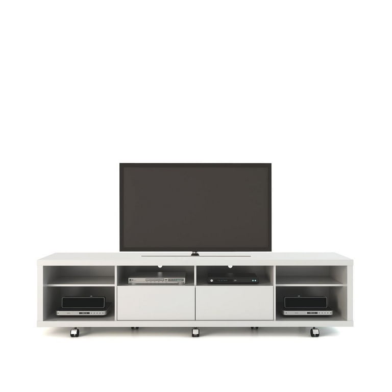 Manhattan comfort cabrini tv stand in white discount