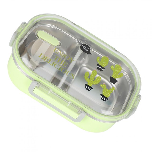 Stainless Steel Leakproof Bento Box Portable Lunch Box for Students Kids