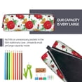 thumbnail image 5 of Honeii Rose Flowers Pattern Pencil Case, Pencil Pouch, Pencil Case Small, Pencil Pouch Aesthetic, PVC Pencil Pouch, Pencil Bag, Makeup Pouch, 5 of 7