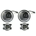 thumbnail image 1 of Foglights, Headlights Durable Dual Color IP67 Waterproof Reliable High Transmittance  for Car Replacement for   JK 2007-2018, 1 of 8