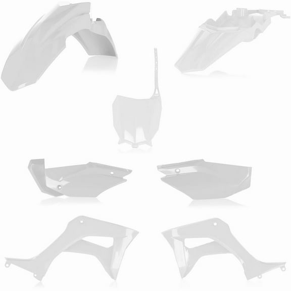 Acerbis 19  Honda CRF110F Full Plastic Kit - White