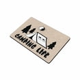 thumbnail image 3 of Camping Rug Happy Camper Door Mat for RV Travel Trailer Outside Inside Camper Decor Welcome Camper Rugs for Front Door, 24x16in 30x18in, 3 of 5