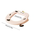thumbnail image 3 of Knitted Toilet Seat Cover | U Shape Toilet Cushion | Washable Toilet Seat Pad for Bathroom | Soft Polyester Toilet Seat Protector for Standard Toilets, 3 of 6