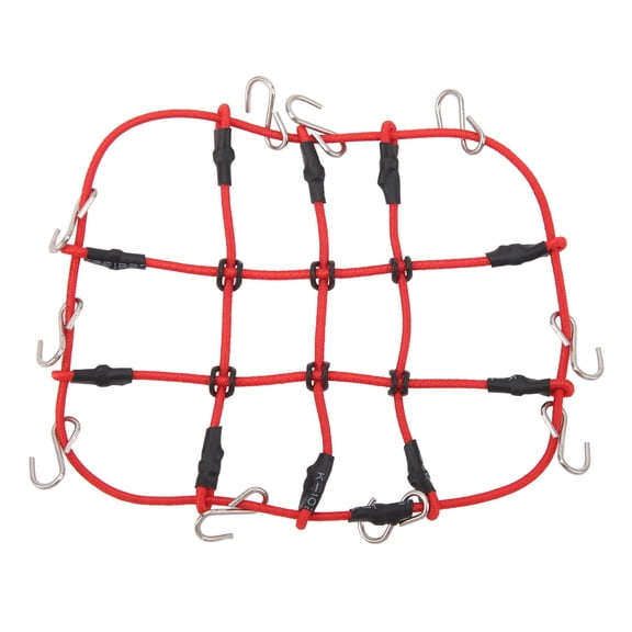 Model Toy Accessoris RC Luggage Net Simulation Decorative RC Crawler Car Luggage Net for Traxxas TRX4M 1/18 RC Accessories Red
