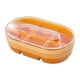 thumbnail image 2 of Molde para helados con tapa - Bandeja de hielo de silicona de 6 cubos para congelador, máquina de cubitos de hielo de liberación fácil para nevera, grado alimentario sin BPA, 2 of 4