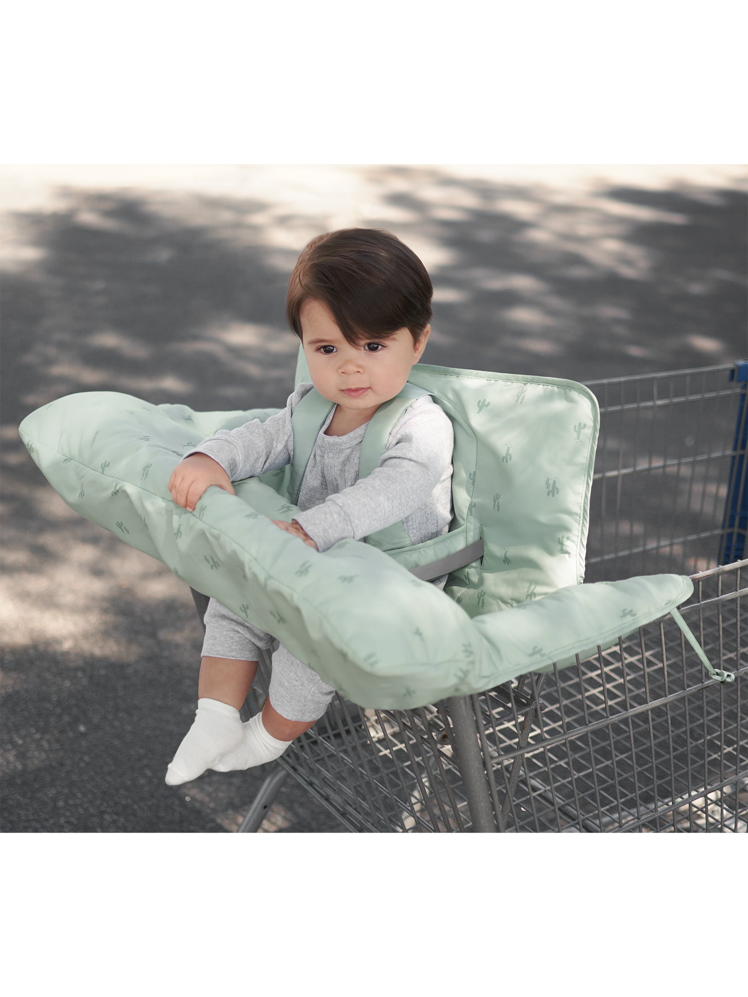 Modern Moments By Gerber Baby Boy Shopping Cart Cover, Sage