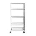 thumbnail image 3 of Seville Classics UltraDurable® 5-Tier NSF Steel Wire Shelving, 36" W x 24" D, Plated Steel, 3 of 12