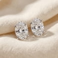 thumbnail image 6 of Pompeii Oval Cut Diamond Prong Studs 14k Gold Lab Grown (E/F,VS1-VS2), 6 of 6