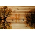thumbnail image 3 of Parvez Taj Glass Lake Pinewood Wall Art, 3 of 5