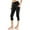 20"Classic Black, variant on UUE 20"Inseam Grey Women's Yoga Pants, 7/8 Length yoga leggings with pockets
