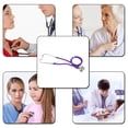 thumbnail image 2 of Amdohai Professional Stethoscope Double Dual Head Colorful Multifunctional Stethoscope Health Care Purple, 2 of 4