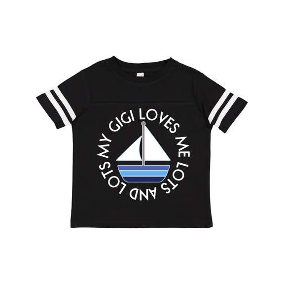 Inktastic My Gigi Loves Me Sailboat Boys Sailing Boys Toddler T-Shirt