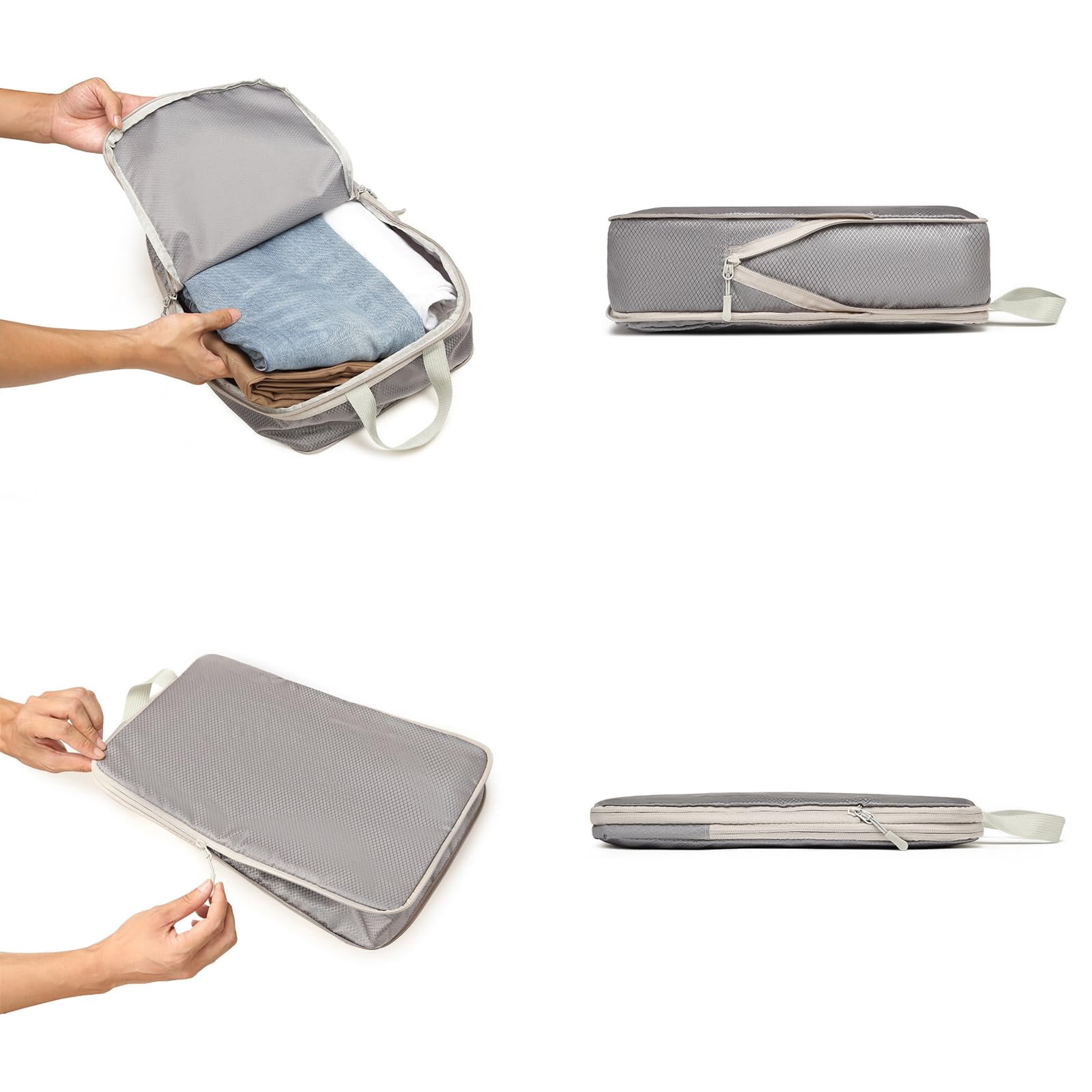 Simplifyliving Compression Packing Cubes, Travel Packing Cubes Compression for Carry Ons Mesh, Travel Cubes for Packing Compression