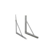 Buyers Products Mounting Bracket,24 in. L,Aluminum,Silvr 1701040