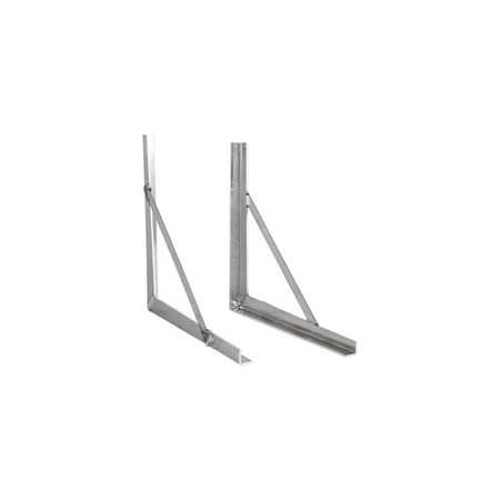 Buyers Products Mounting Bracket,24 in. L,Aluminum,Silvr 1701040