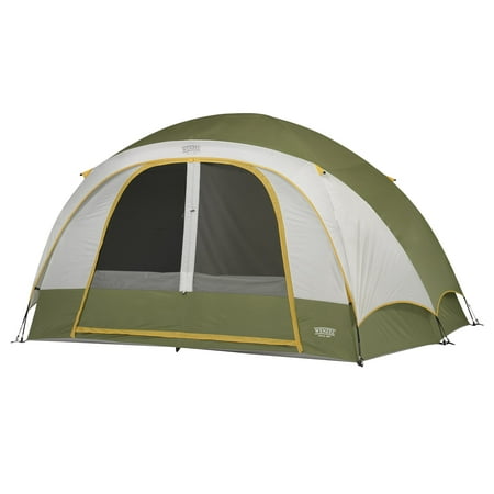 Wenzel 11′ x 9′ Evergreen 6-Person Family Dome Camping Tent with Rainfly