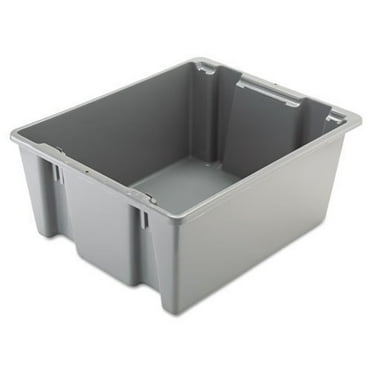 Rubbermaid Roughneck Storage Box, 10 gal, Steel Gray - Walmart.com