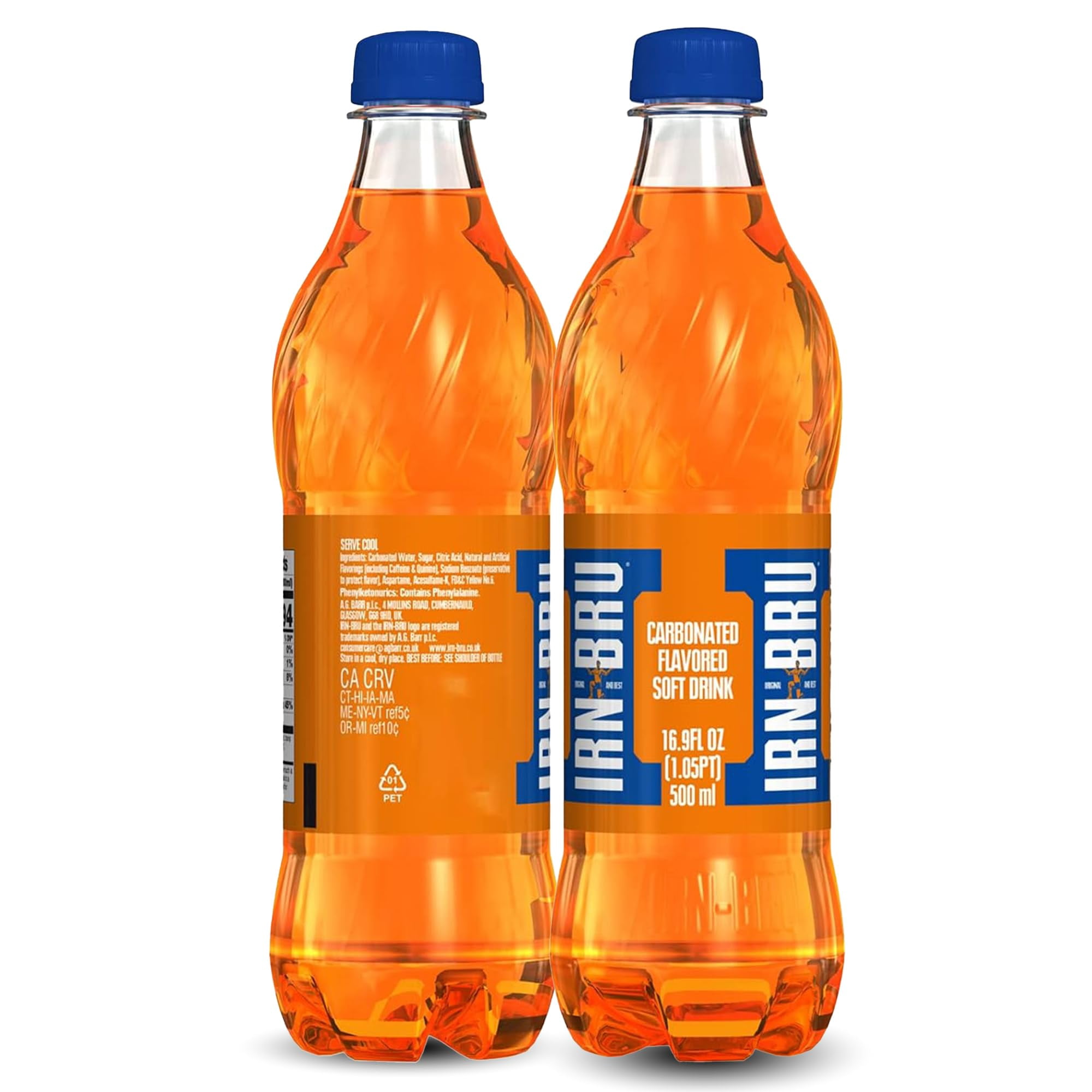 (Pack Of 12) Irn Bru Soda Barrs Irn Bru 500 Ml