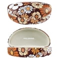 thumbnail image 1 of Estuche Rígido para Gafas de Sol molshine Flores Marrones, 1 of 6