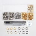 thumbnail image 3 of Grommets Kit with 200 Sets Metal Eyelets for Clothing Crafts in Multi Color 6mm Size, 3 of 8