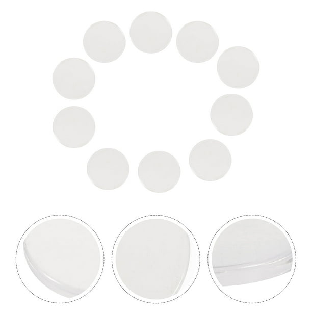 OUNONA 10Ud Pads De Silicona Transparentes Para Extensión De Pestañas Suaves Y Duraderos