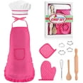 thumbnail image 1 of Kids Cooking&Baking Set, Toddler Dress Up Chef Role Play, 1 of 5